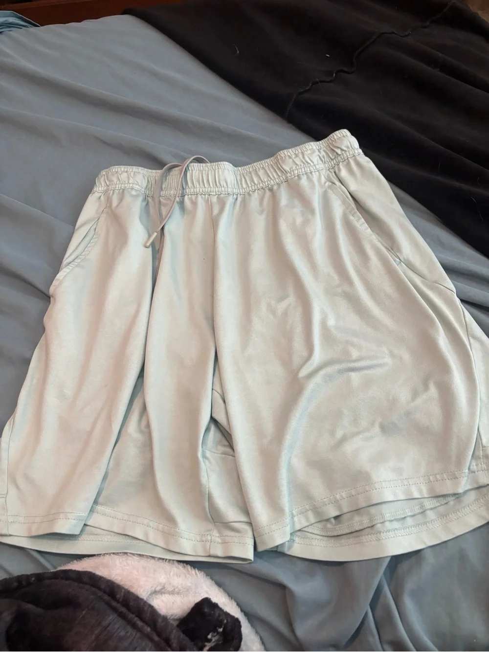 all in motion Pale Blue Athletic Shorts with Drawstring